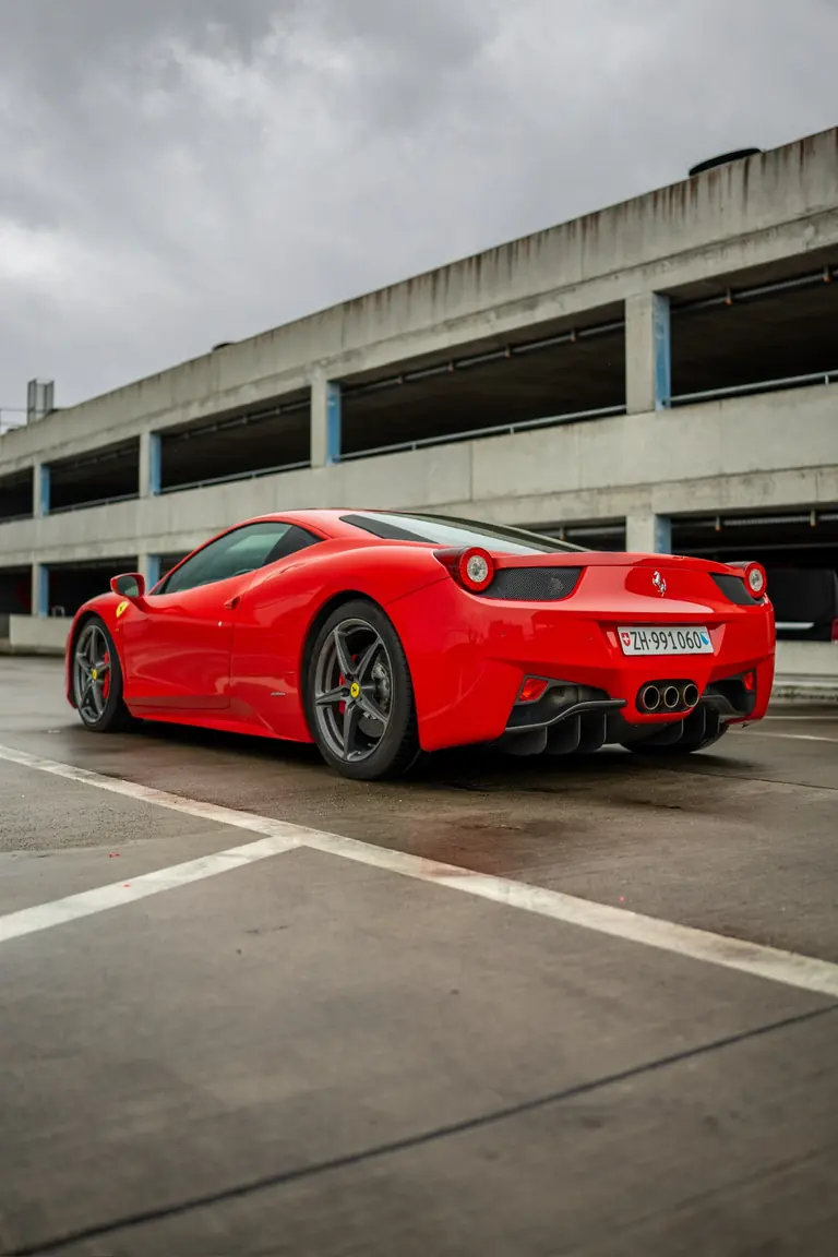 Ferrari 458 Italia hintere Dreiviertelansicht