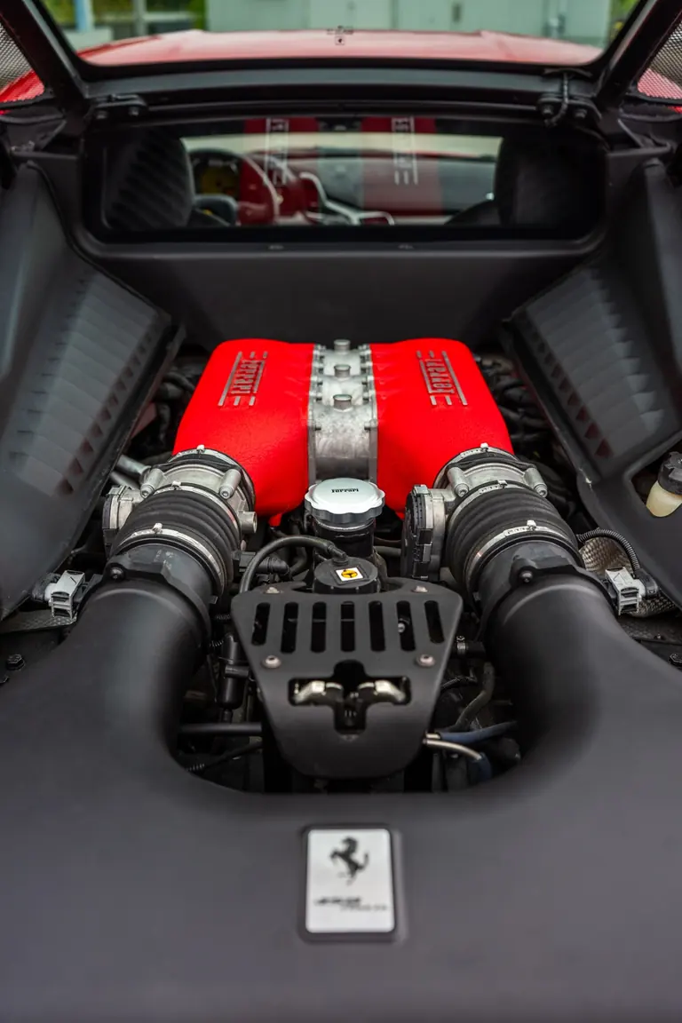 Ferrari 458 Italia V8-Motorraum