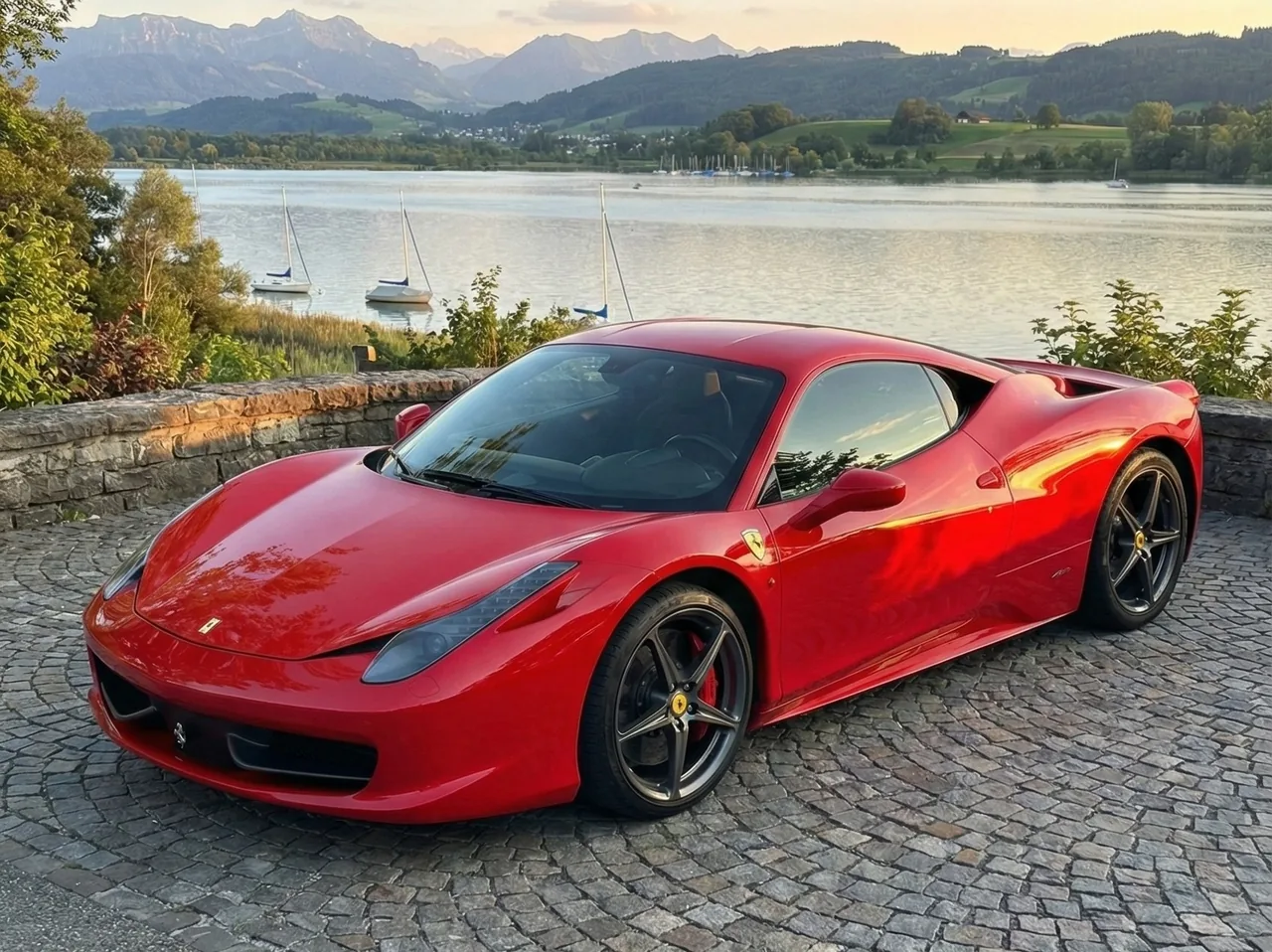 Ferrari 458 in Zürich